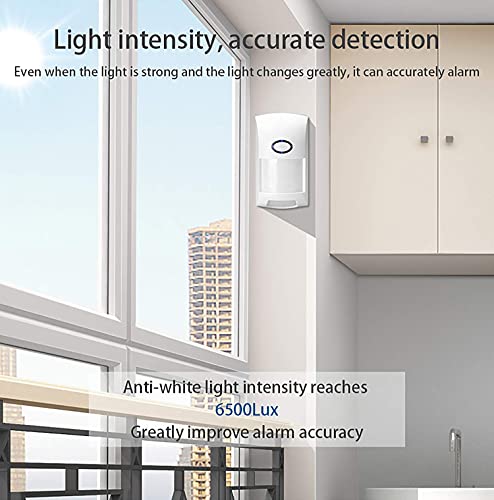 Smart WiFi Motion Sensor: PIR Motion Detector, App Alerts, No Hub Required