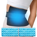 Koonie 2 Extra Large Ice Pack for Back Pain Relief with Extension Strap, Cold and Hot Packs for Injuries, Reusable Lower Back Ice Pack Wrap for Lumbar Surgery, Sciatica, Herniated Disc, Coccyx Pain - size: Extra Large