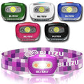 LED Headlamp, Super Bright Headlight Flashlight, Kids & Adults Outdoor Use - color: Purple