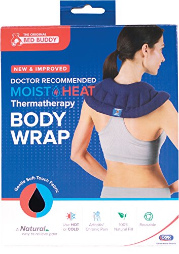 Bed Buddy Microwave Heating Pad - Body Wrap Heat Pad With Flexible Soft Fabric - For Hot or Cold Therapy, Great for Cramps, Muscle Pain, Joint Pain from Arthritis, Headaches, Hot Flashes - style: Body wrap