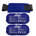 BICAREE Ice Packs for Injuries Reusable (3-Piece Set), Hot & Cold Gel Pack with Adjustable Wrap for Joint and Muscle Pain, Swelling, Knees, Back, Shoulder
