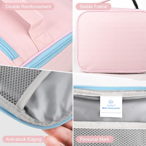 Genteen Kids Insulated Lunch Box for Boys Girls,Back to School,Office - color: C-1pk Pink