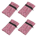 Wrist Pouch Wrist Wallet Wristband with Zipper Sports Sweatbands - color: Pink