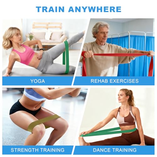 MORECOO Resistance Bands for Physical Therapy & Workout