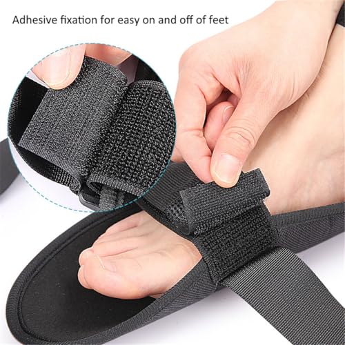 Foot and Calf Stretcher, Adjustable Stretch Band for Plantar Fasciitis Achilles Tendonitis Heel Spurs Foot Drop, Leg Stretching Band Hamstring Stretch Strap for Muscle Strength Flexibility Training