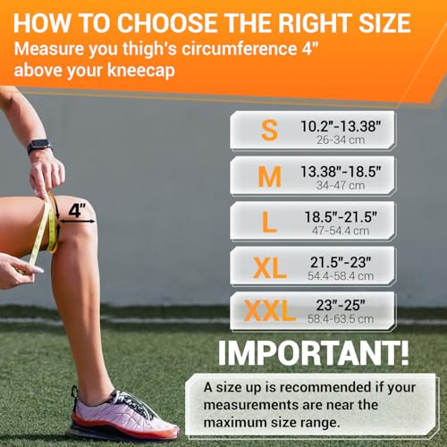 DR. BRACE ELITE Knee Brace with Side Stabilizers & Patella Gel Pads - color: Mars, size: Small