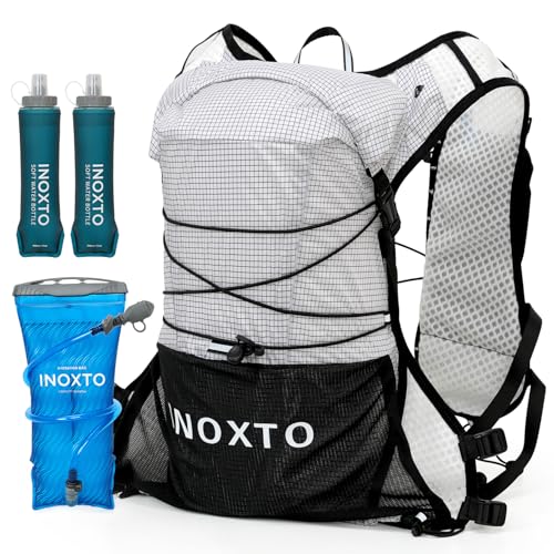 IX INOXTO Running Vest Hydration Backpack, Lightweight Running Backpack - color: Gray