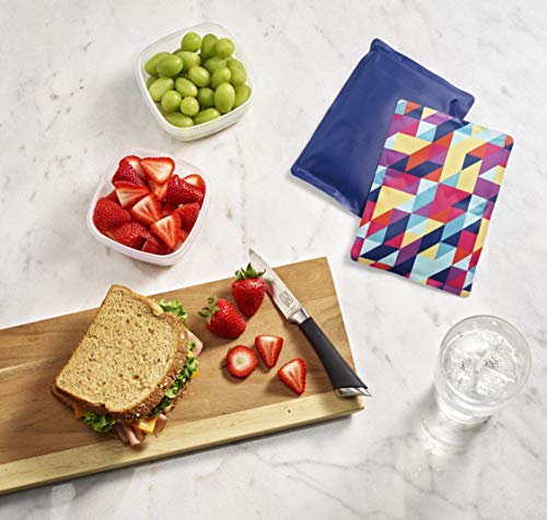 Fit & Fresh Cool Coolers Soft Ice Packs for Lunch Bags & Coolers, 2pk - color: Prism & Cobalt (2 Pack)