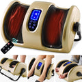 Best Choice Products Shiatsu Foot Massager with Heat for Plantar Fasciitis & Neuropathy, Kneading Foot & Calf Massager with Remote, 360° Adjustable Handle, Rolling & Compression Massage - Gold - color: Gold