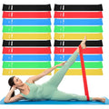 20 Pcs Resistance Bands for Women Men 10-50 Lbs 5 Different Resistance Levels Loop Exercise Bands for Leg Working Gym