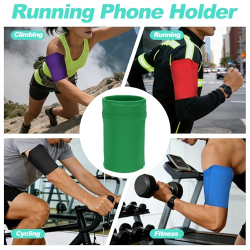 Cell Phone Armband Sleeve, Universal Sports Arm Band Grass Green - color: Green