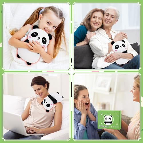 Panda Microwavable Heating Pad for Period Pain Relief Panda Heating Pad - style: White Panda