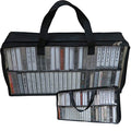 Evelots Cassette Tape Storage Bag, Holds 100 Tapes with Cases - size: 2-Pack (Holds 50), style: Cassette Tape Bag