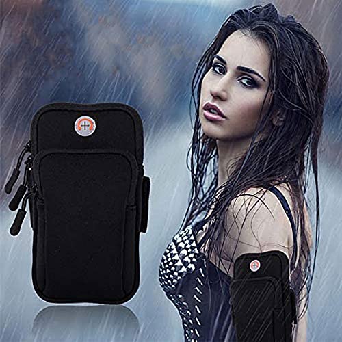 Phone Holder for Running Armband iPhone 17 16 16e 15 14 13 12 11 Pro Max XS XR Plus Mini Galaxy Ultra S26 S25 S24 S23 S22 S21 Note 20 10 Pouch Bag, Arm Band Sleeve Fit Sport Gym Hiking Black - color: 1-Black