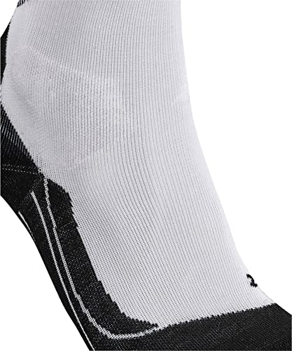 FALKE Women's RU Compression Running Socks, 1 Pair - color: White (White 2003), size: 9.5-10.5