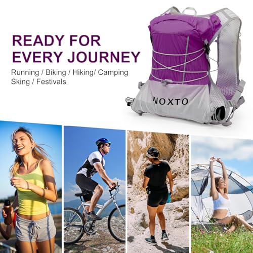 IX INOXTO Running Vest Hydration Backpack, Lightweight Running Backpack - color: Purple