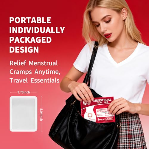 Heating Patches for Period Cramps, Menstrual Heat Therapy Patches - size: Pack of 6