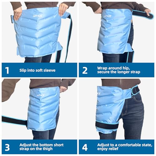 MR.ICE Extra Large Hip Ice Pack Wrap, 18.5'' x 14''