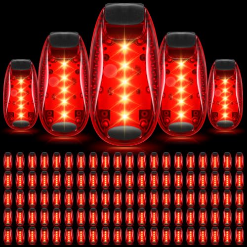 Copkim 30/60/100 Pcs LED Running Light Bulk - color: Red