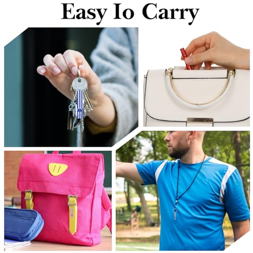 200Pcs Emergency Whistles with Keychains, Aluminum Extra Loud Survival Whistle, Whistle Bulk for Camping Hiking Hunting Boating Training Outdoor Sports, Multicolor - style: 140pcs