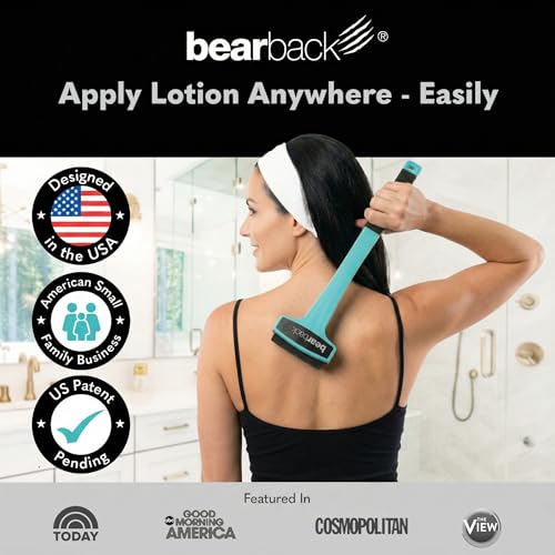 bearback Long Handle Lotion Applicator for Back, Legs & Feet, Women/Men