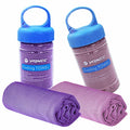 YQXCC 2 Pack Cooling Towels (47"x12"), Ice Cool Towel for Neck & Face - color: Purple/Pink