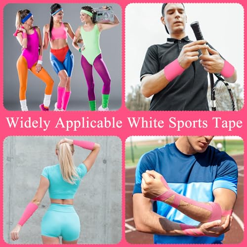 130 Yard 1.5 Inch Pink Athletic Sports Cotton Tape Pre Wrap Easy Tear - color: Pink, size: 1.5 In