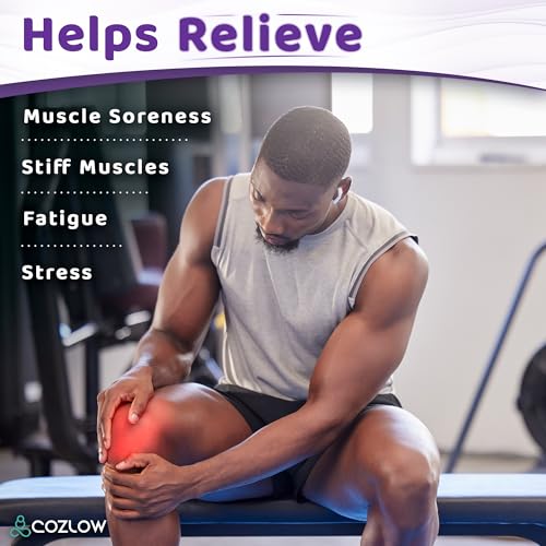 Muscle Roller Stick, Black Purple, Hand Held Body Massager, 9 Rollers - color: Black Purple