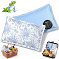 VIHOSE 2 Pcs Ice Packs for Lunch Box Bag - color: Blue, style: Floral