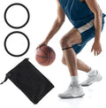 Patellar Tendon Support Strap, Patella Bands Knee Pain Relief for Hiking, Soccer, Basketball, Running, Jumpers Knee, Tennis, Volleyball & Squats (2 Pack) (Black) - color: Black