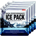Reusable Ice Packs for Cooler Bag & Large Lunch Box, Long Lasting Gel Freezer Pack for Camping, Picnics, Heavy Duty Cold Packs, 4 Pack (9.8"x9.8") - size: Medium-4pk