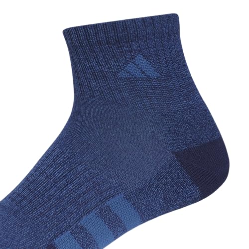 adidas Cushioned 3.0 3-Pack Quarter Socks - color: Dark Blue/White/Dusky Ink Blue/3/Color
