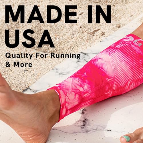 Zensah Calf/Shin Compression Sleeve - Made in the USA Single Leg Compression Sleeve for Shin Splint Relief, Recovery, Running - color: Heather Grey, size: Small-Medium
