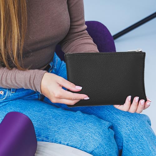 10 Pcs Coin Purse Portable PU Leather Coin Purse Pouch Mini Card Holder Wallet with Zipper Small Change Bag for Women Men Credit Card Folded Bills ID Key Headset Lipstick - color: Colorful
