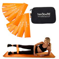 Mini Loop Bands 14x3 in, Latex Free, 3/5/10 Pack Sets - color: i. Orange LIGHT+ Loop Band 10 Pack