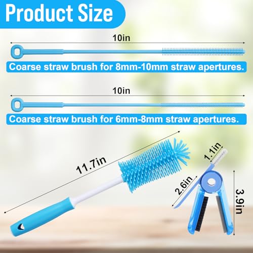XANGNIER Water Bottle Cleaner Brush Set for Stanley Tumbler 40 oz/30 oz Cup - size: 4 pack