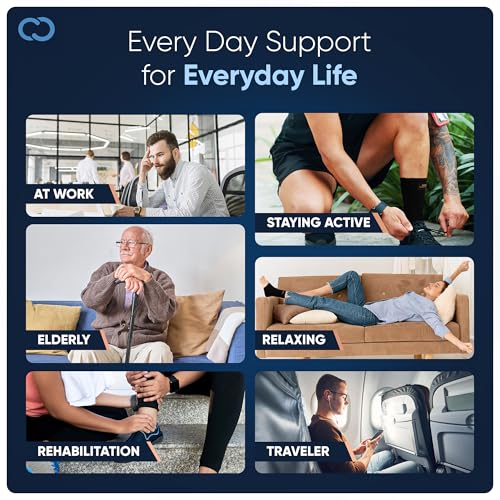 Copper Compression Achilles Support Sock – Silicone Gel Support for Tendonitis, Injury Recovery & Pain Relief – Lightweight, Breathable Compression for Swelling & Circulation – Wear Day & Night – S/M - size: Small/Medium