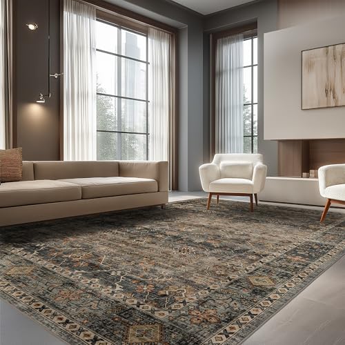 Ruaruarug Washable Area Rug 8×10 for Living Room, Ultra Soft, Camel - color: Camel, size: 8' x 10' (Rectangular)