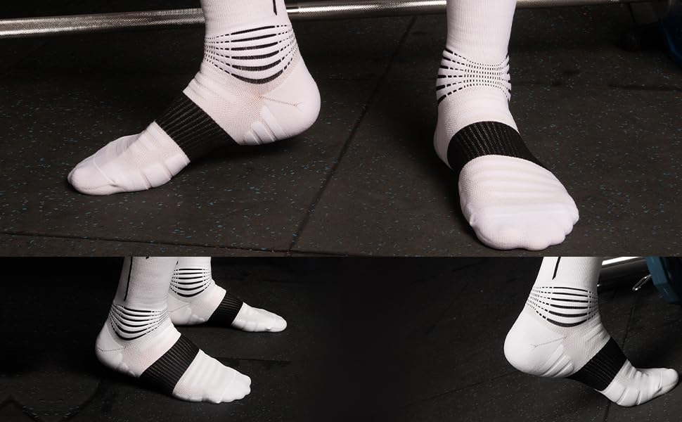 NEENCA Professional Compression Socks for Women Men Circulation, 20-30 mmHg - color: White - 2 Pairs, size: Medium