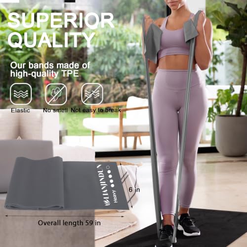 Resistance Bands for Working Out, Physical Therapy, Exercise, Pilates, Yoga - color: Classic Collection