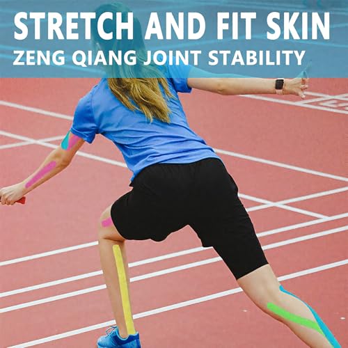 SOON GO Kinesiology Tape, 2IN x 16.4FT Uncut Athletic Tape, Waterproof Breathable Latex-Free, Muscle Recovery & Joint Support, Camo (1/2/5 Rolls) - color: Camo, size: 1 Count (Pack of 1)