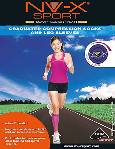 Leg Sleeves 15-20MMHG Compression Enhanced Performance & Protection, Acid Pink, Large - color: Acid Pink, size: Large