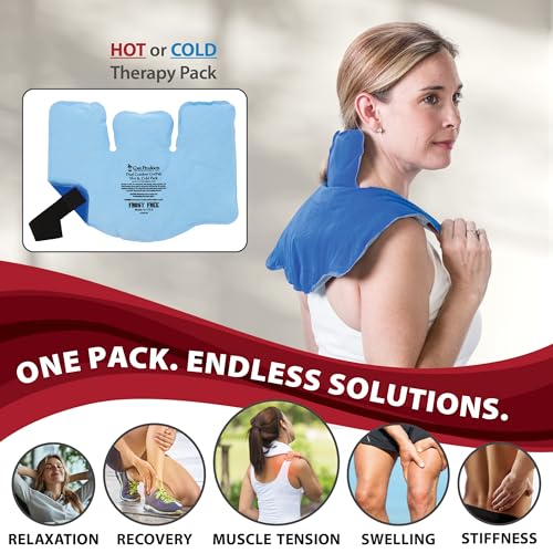 Reusable Hot & Cold Therapy Pack for Pain Relief & Injuries, Trisectional - size: Tri-Sectional - 11 x 15 Inch
