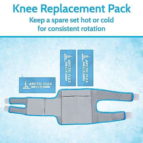 Arctic Flex Gel Replacement Packs - Ice Packs Reusable for Knee Ice Brace - size: Knee