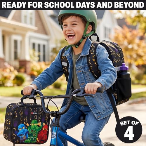 Get Trend Lego Ninjago Boys Backpack 4 Piece Set - color: Multi Lego