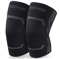 Bodyprox Knee Compression Sleeve for Men and Women (2 Pack), Knee Support Brace for Running and Work out (X-Large)… - size: X-Large