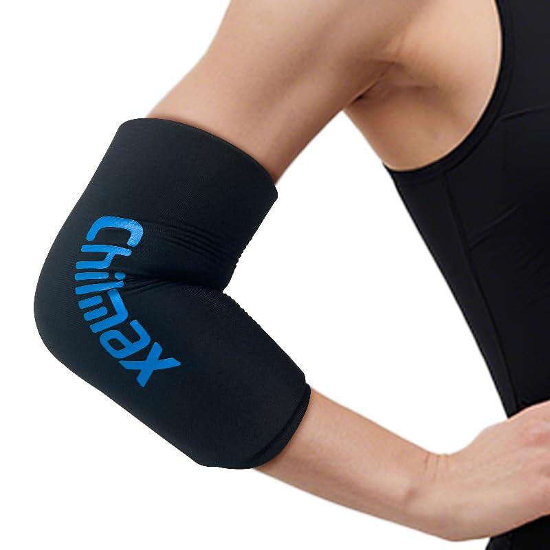 Elbow Ice Pack Wrap Compression Sleeve Pain Relief, Tennis Elbow & Golfers Arm Cold Hot Packs Brace,Reusable Gel Ice Sleeve for Knee Calf Ankle Thigh Injurie,Fits Left/Right (2XS-Small) - size: 2S-Small