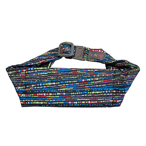 BANDI KIDS Pocket belt for Medical, Sports, Play Comfortable fit Adjustable waist pack, Made In USA - color: Confetti
