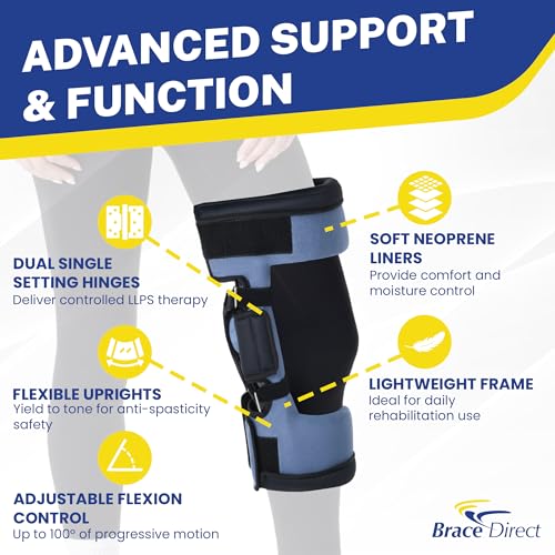 Brace Direct DynaPro Hyperextension Knee Brace - Contracture Orthosis - size: L
