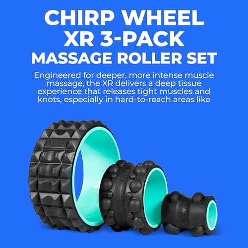 Chirp Wheel XR Acupressure Back Roller Set, 3-Pack, Mint - size: 3-Pack (10, 6, 4 Inch) Mint